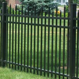ornamental steel fence
